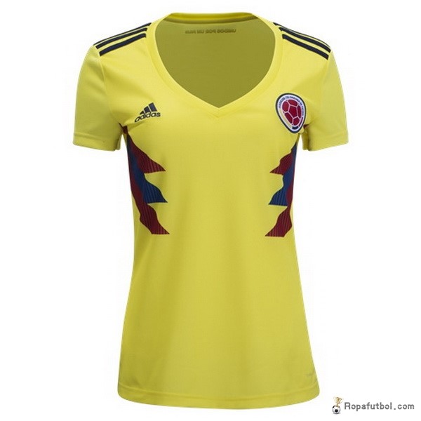 Camiseta Colombia Replica Primera Ropa Mujer 2018